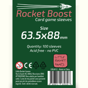 Bustine protettive ROCKET BOOST 63.5x88mm 100pz